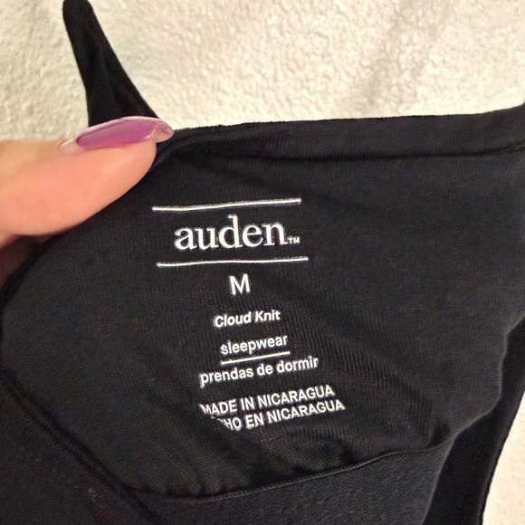 NWT- Auden- Black Sleeveless modal (CloudKit) pajama set- Medium - Picture 7 of 13